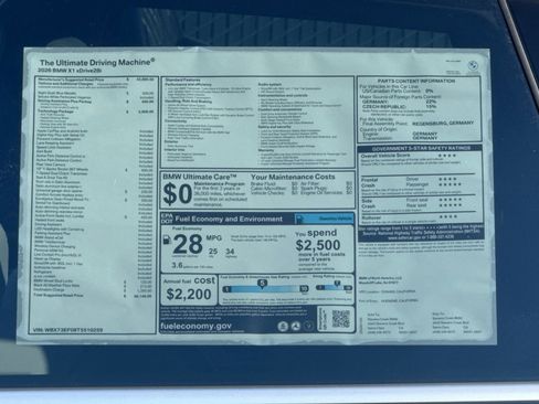 New 2026 BMW X1 xDrive28i w/ Technology Package image 30