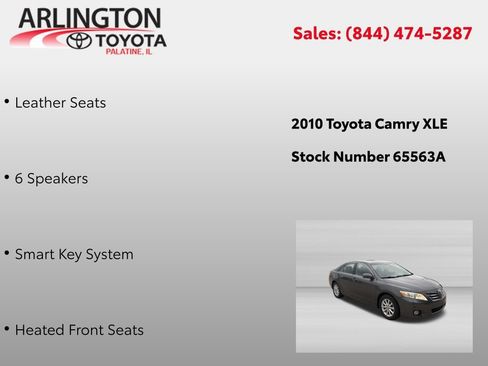 Used 2010 Toyota Camry XLE FWD image 2