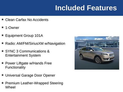 Used 2020 Lincoln Nautilus FWD w/ Equipment Group 101A image 5