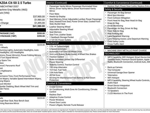 New 2026 MAZDA CX-50 AWD 2.5 S w/ Accent Package image 39