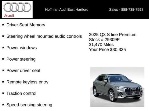 Used 2025 Audi Q3 2.0T Premium AWD/4WD image 24