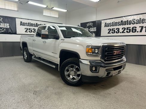 Used 2016 GMC Sierra 3500 SLT w/ Duramax Plus Package AWD/4WD image 1