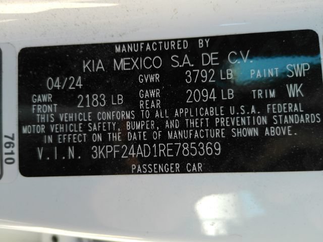 Used 2024 Kia Forte LXS w/ LXS Technology Package FWD image 48