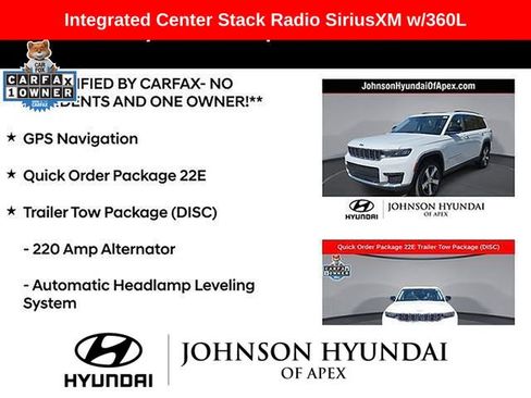 Used 2021 Jeep Grand Cherokee L Limited w/ Luxury Tech Group II image 8