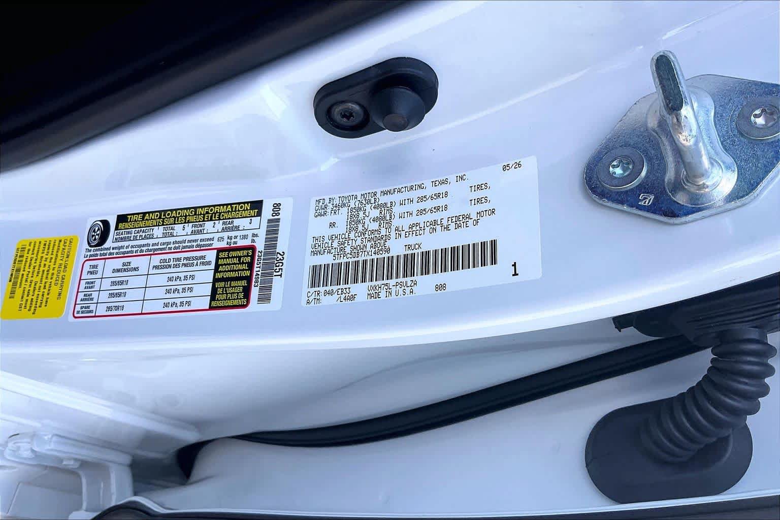 Certified 2026 Toyota Tundra TRD Pro AWD/4WD image 37