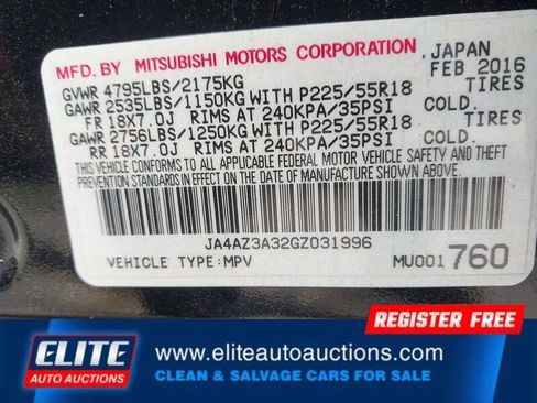 Used 2016 Mitsubishi Outlander ES AWD/4WD image 18