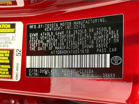 New 2026 Toyota Camry XLE w/ Premium Plus Package AWD/4WD image 25