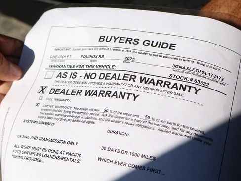 Used 2025 Chevrolet Equinox RS w/ Convenience Package III FWD image 48