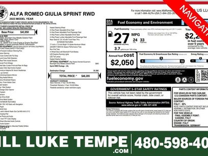 Used 2023 Alfa Romeo Giulia Sprint