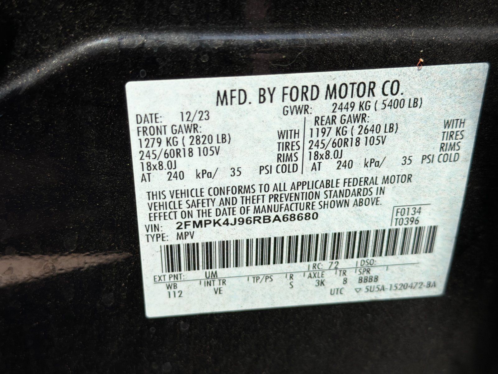 Used 2024 Ford Edge SEL AWD/4WD image 27