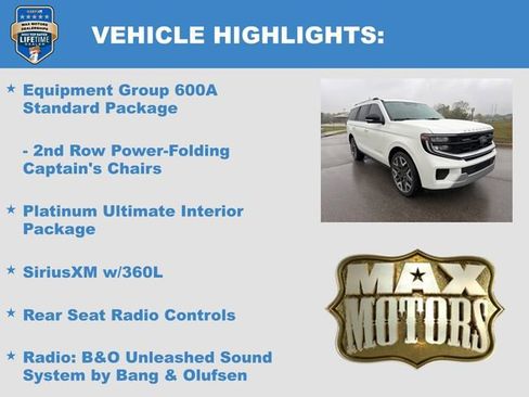 New 2025 Ford Expedition Platinum w/ Platinum Ultimate Package AWD/4WD image 23