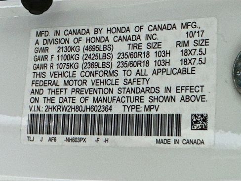 Used 2018 Honda CR-V EX-L image 12