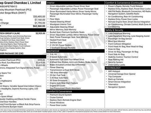 Used 2023 Jeep Grand Cherokee L Limited w/ Luxury Tech Group II AWD/4WD image 15