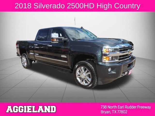 Used 2018 Chevrolet Silverado 2500 High Country w/ Duramax Plus Package AWD/4WD image 1