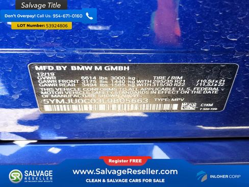 Used 2020 BMW X5 M Competition AWD/4WD image 16