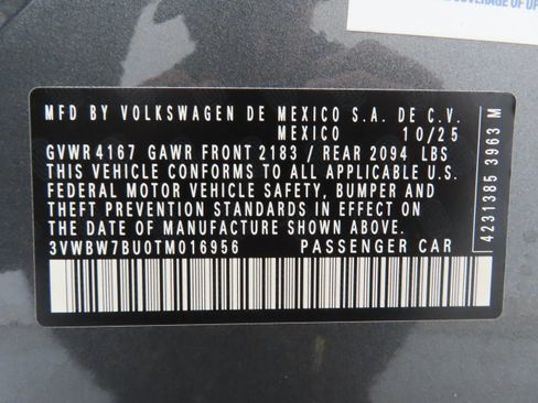 New 2026 Volkswagen Jetta Sport FWD image 27