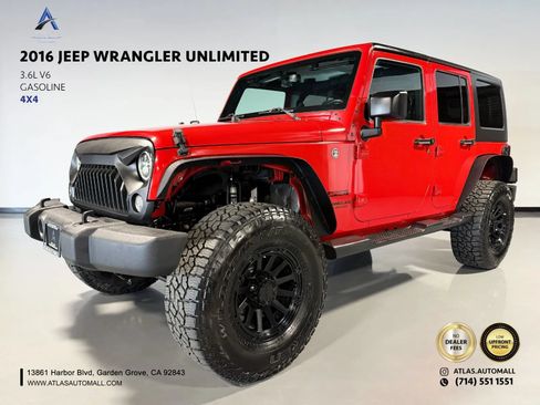 Used 2016 Jeep Wrangler Unlimited Sport w/ Quick Order Package 24S AWD/4WD image 1