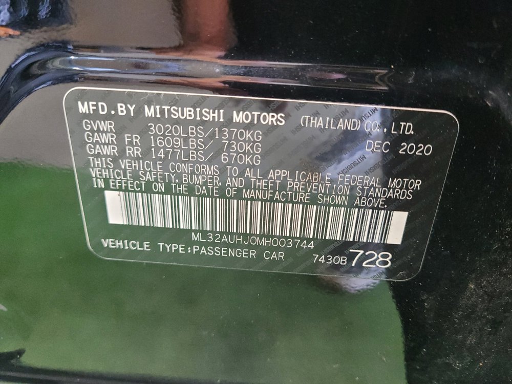 Used 2021 Mitsubishi Mirage ES FWD image 33