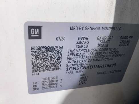 Used 2021 Chevrolet Tahoe LT w/ LT Signature Package image 18