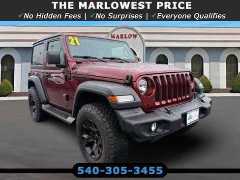 Certified 2021 Jeep Wrangler Sport AWD/4WD image 1