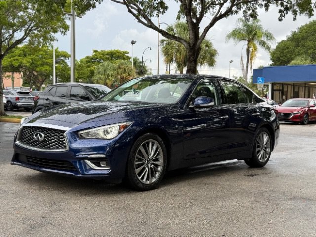 Used 2023 INFINITI Q50 Luxe w/ Cargo Package RWD image 1