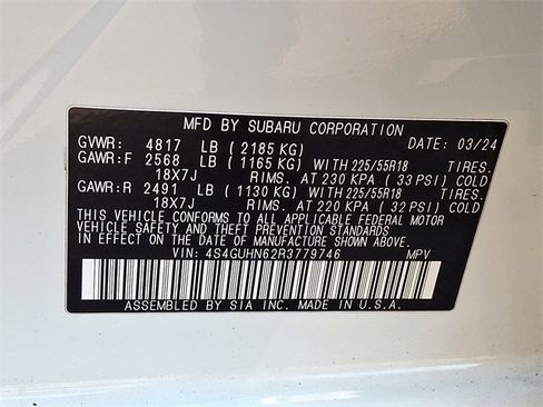 Certified 2024 Subaru Crosstrek 2.5i Limited image 28