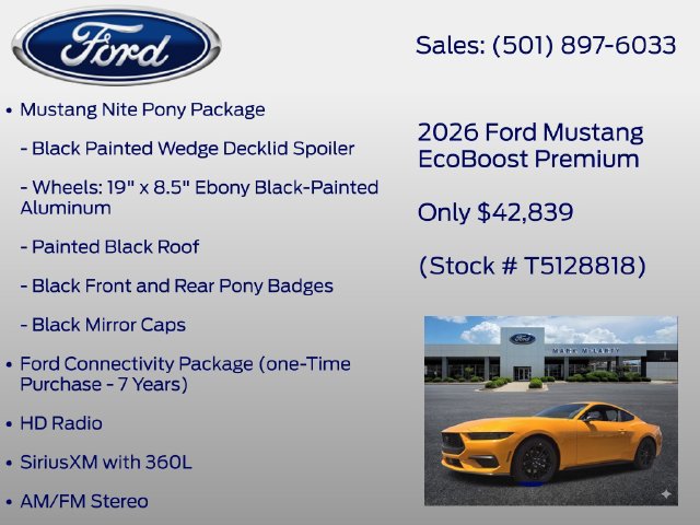 New 2026 Ford Mustang Premium RWD image 6