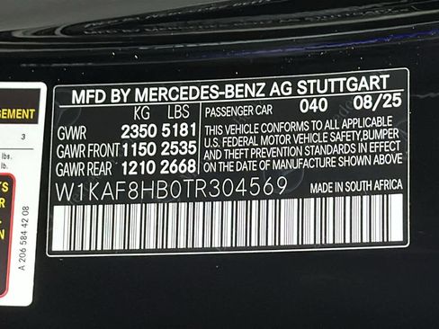 New 2026 Mercedes-Benz C 43 AMG 4MATIC Sedan image 14