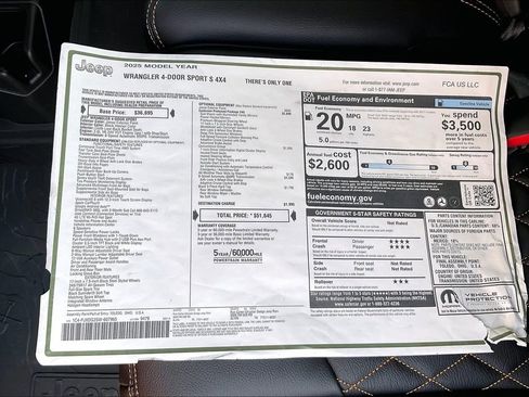 New 2025 Jeep Wrangler Sport S image 21