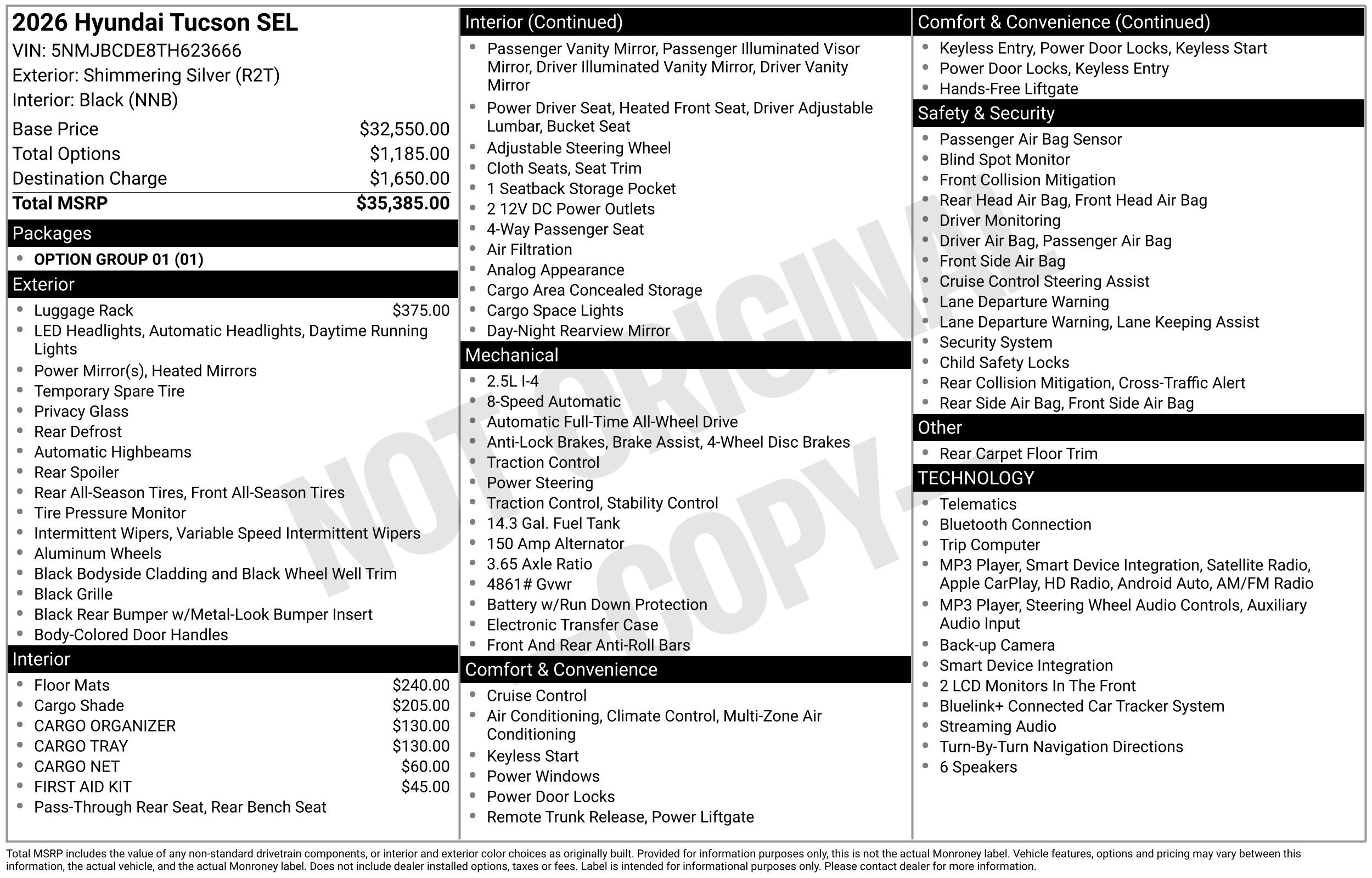 Certified 2026 Hyundai Tucson SEL Plus AWD/4WD image 2