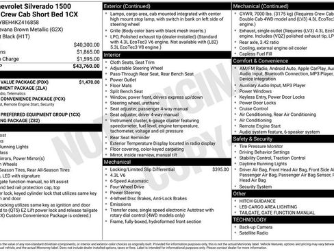 Used 2019 Chevrolet Silverado 1500 Custom w/ Custom Value Package image 5