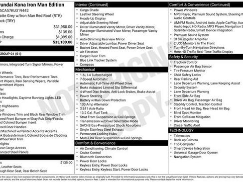 Used 2019 Hyundai Kona Ultimate image 21