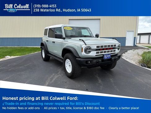 Certified 2023 Ford Bronco Heritage Edition AWD/4WD image 1