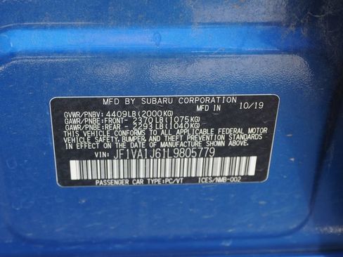 Used 2020 Subaru WRX Limited w/ Popular Package #3 AWD/4WD image 6