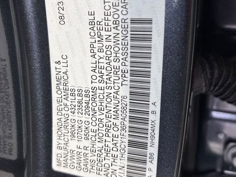 Used 2023 Honda Accord EX image 10