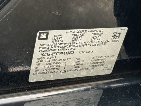 Used 2017 Chevrolet Silverado 2500 LTZ w/ Duramax Plus Package AWD/4WD image 27