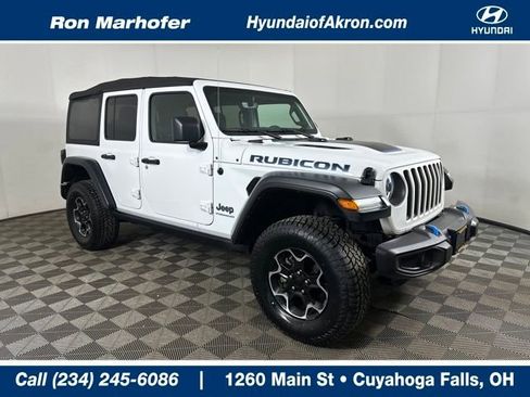 Used 2023 Jeep Wrangler Unlimited Rubicon 4xe image 1