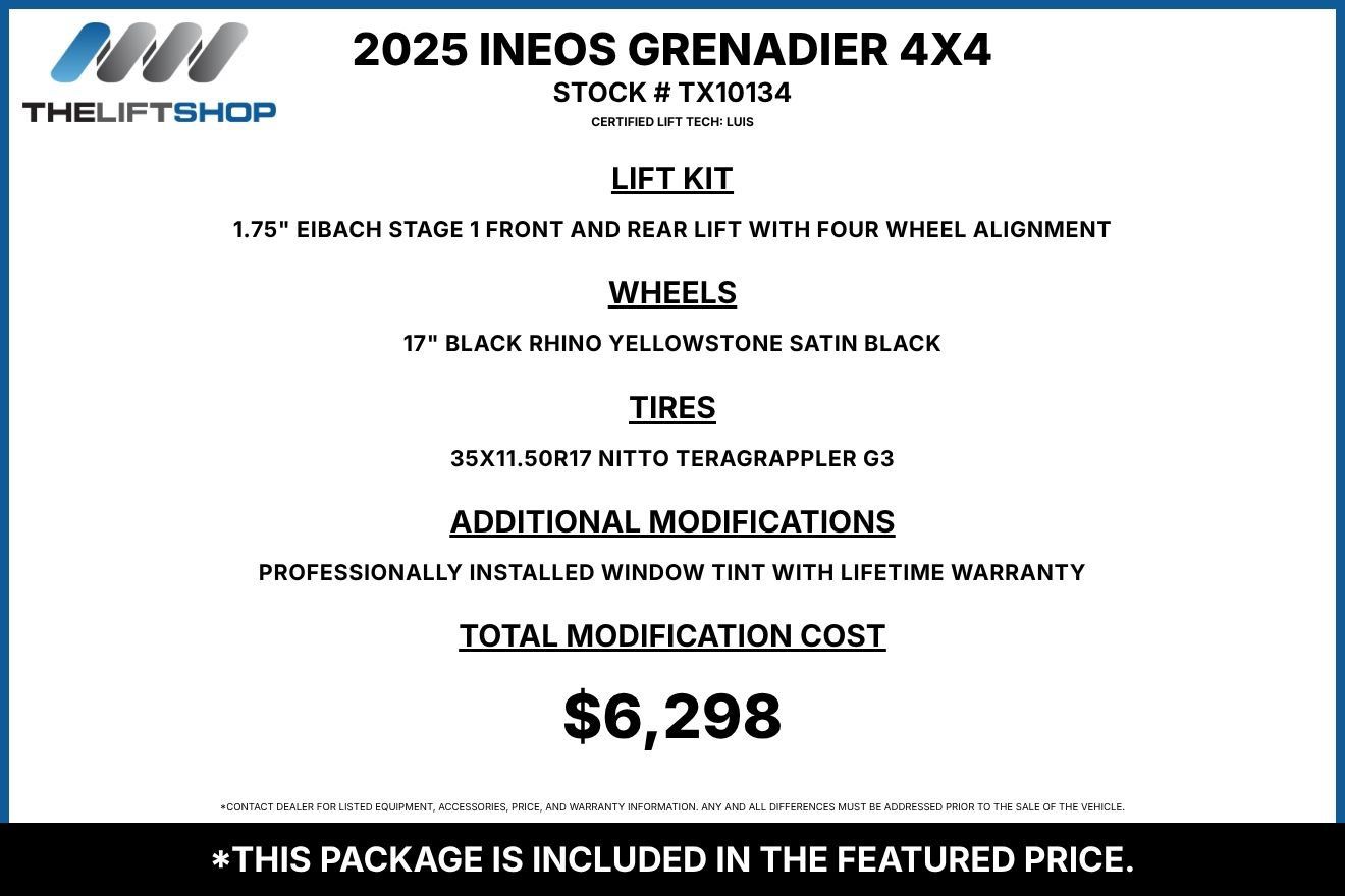 Used 2025 INEOS Grenadier Station Wagon AWD/4WD image 2