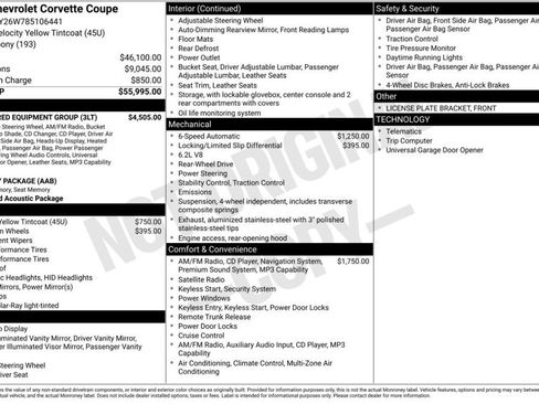 Used 2008 Chevrolet Corvette Coupe w/ Preferred Equipment Group RWD image 8