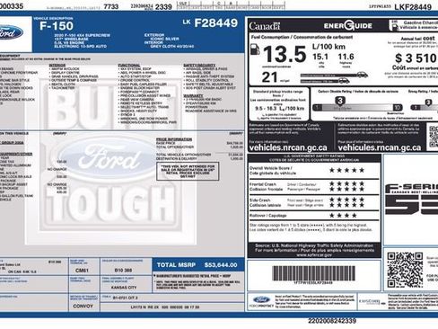 Used 2020 Ford F150 XLT w/ Trailer Tow Package AWD/4WD image 4