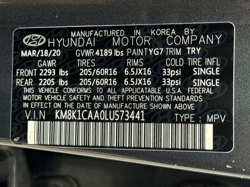 Used 2020 Hyundai Kona SE AWD/4WD image 27
