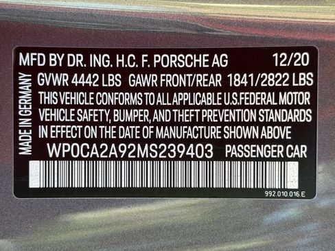Used 2021 Porsche 911 Carrera RWD image 35