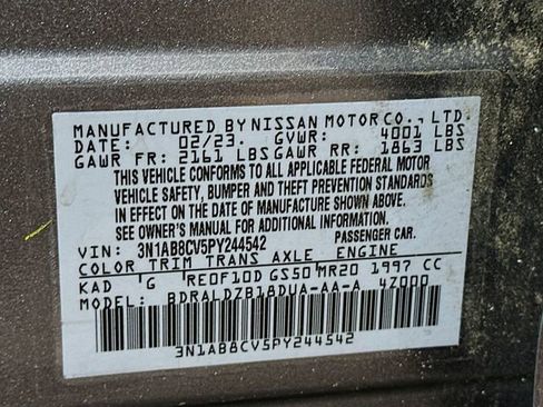 Used 2023 Nissan Sentra SV FWD image 29