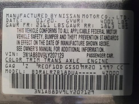 Used 2020 Nissan Sentra SR FWD image 33