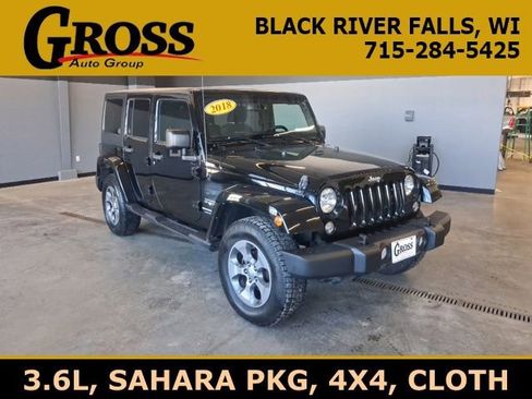 Used 2018 Jeep Wrangler Unlimited Sahara image 1