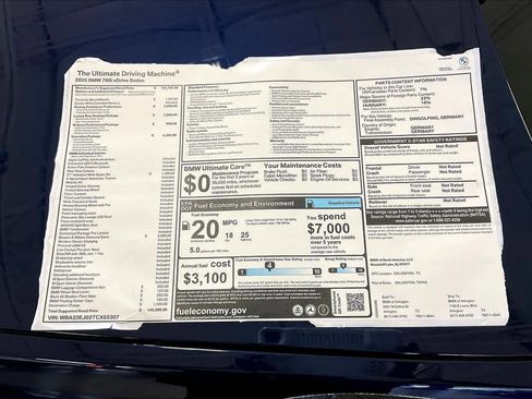 New 2026 BMW 760i xDrive w/ Executive Package AWD/4WD image 19