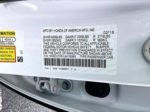 Used 2018 Honda Accord EX-L image 16