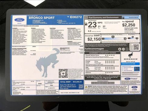 New 2026 Ford Bronco Sport Badlands w/ Badlands Tech Package AWD/4WD image 21