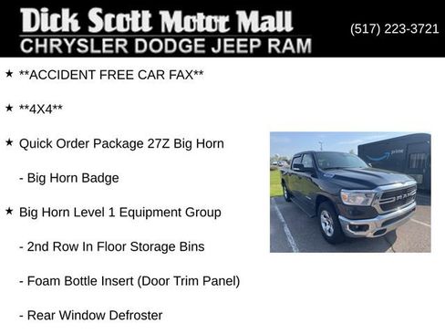 Used 2021 RAM 1500 Big Horn AWD/4WD image 3