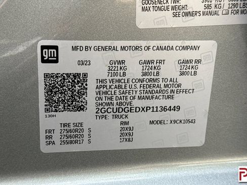 Certified 2023 Chevrolet Silverado 1500 LTZ AWD/4WD image 35